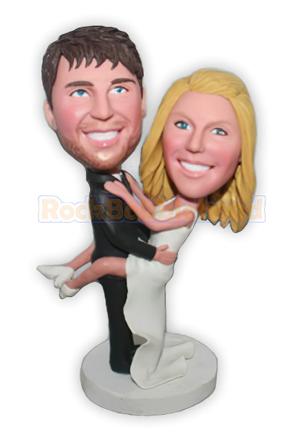 Bride Jump on Groom Bobblehead