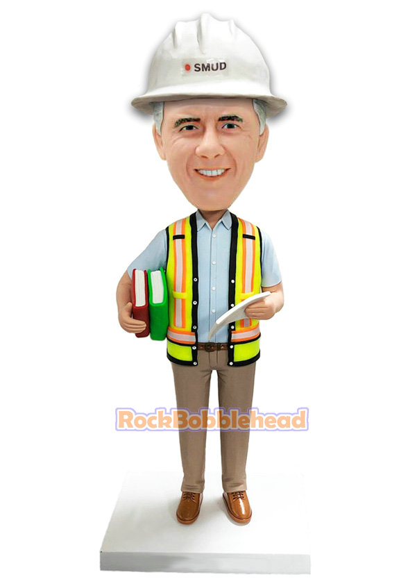 Building Contractor Custom Bobblehead