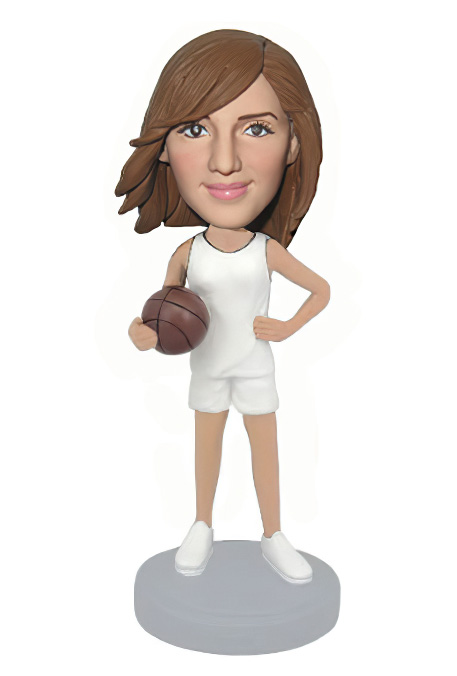 Female Basketball Custom Bobblehead