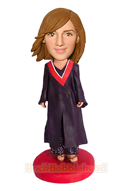 Female Students Graduation Custom Bobblehead