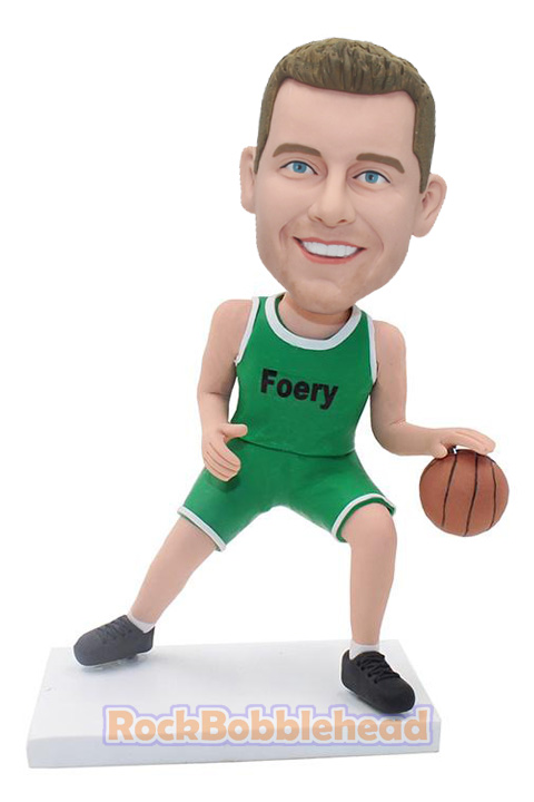 Man Playing Basketball Custom Bobblehead