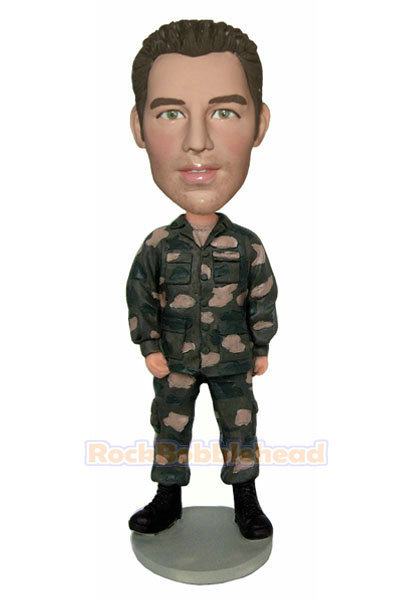 Military Custom Bobblehead Doll