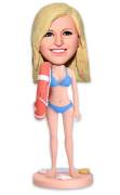 Swimming Girl Custom Bobblehead