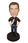 Man in Tie Custom Bobble head