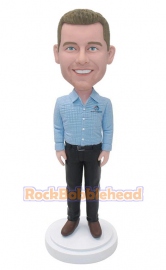 Custom Bobblehead Standing with Hands on Sides