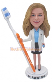 Female Dentist Custom Bobblehead