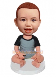 Kid With Raglan T-Shirt Bobblehead